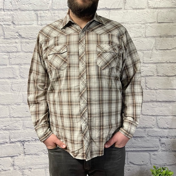 Vintage Wrangler Men’s Wrancher Shirt - Picture 1 of 11